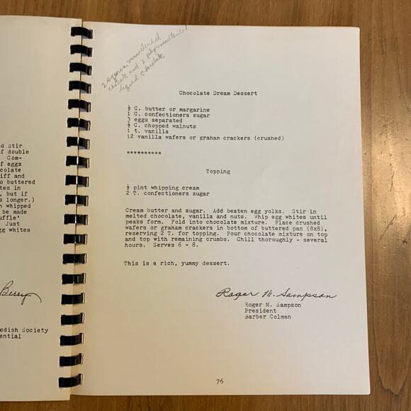 Celebrity Cookbook Celebrity Cookbook Enterprise 1983 Junior Achievement Vintage - Picture 9 of 16